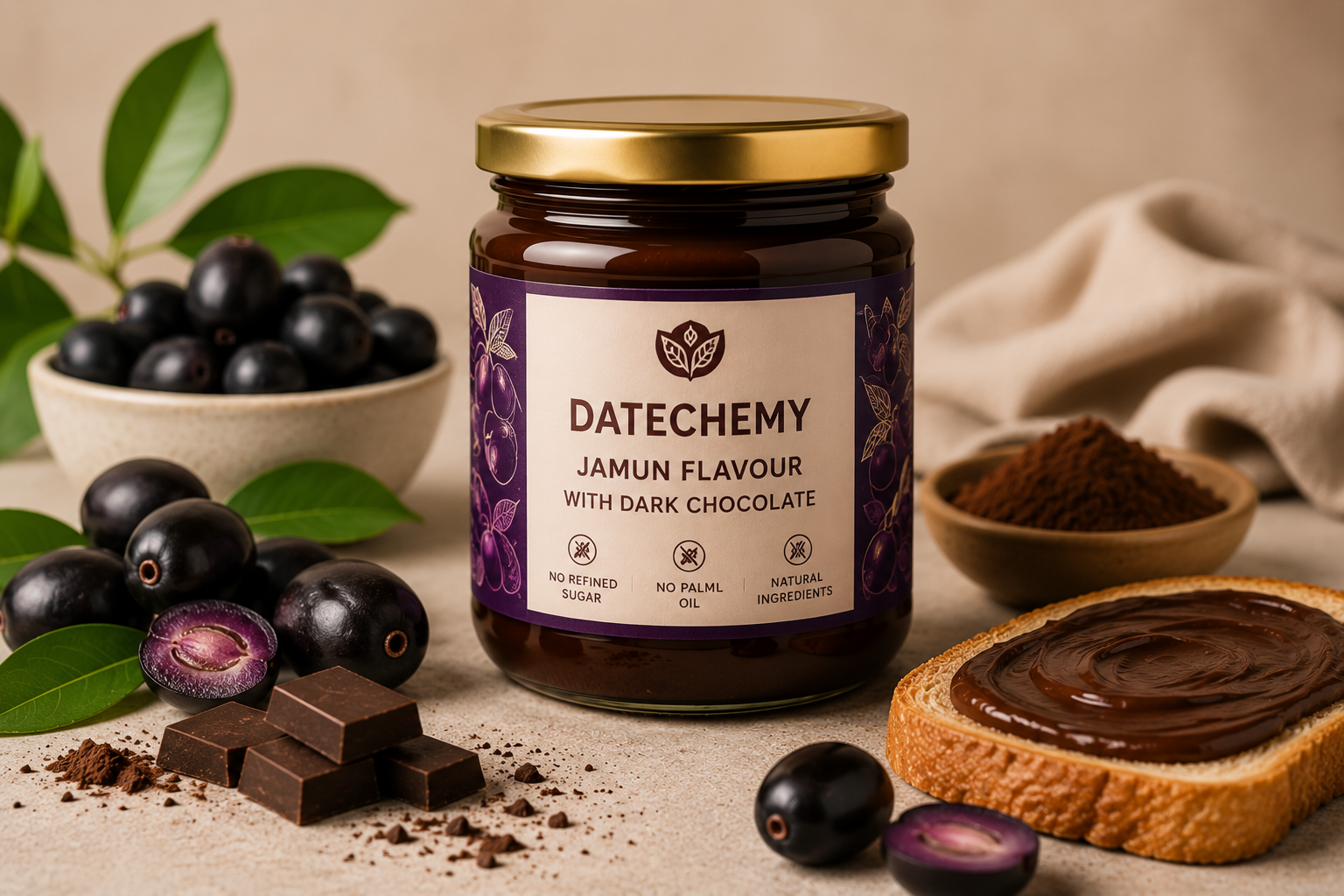 Jamun Dark Chocolate Spread